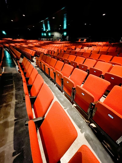 brown and black chairs in stadium